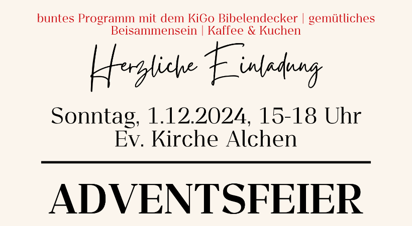 Adventsfeier